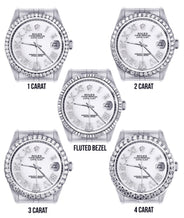 Diamond Mens Rolex Datejust Watch 16200 | 36Mm | White Roman Numeral Dial | Jubilee Band