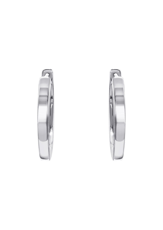 Silver Hoop Earring | Appx. 0.8 Grams