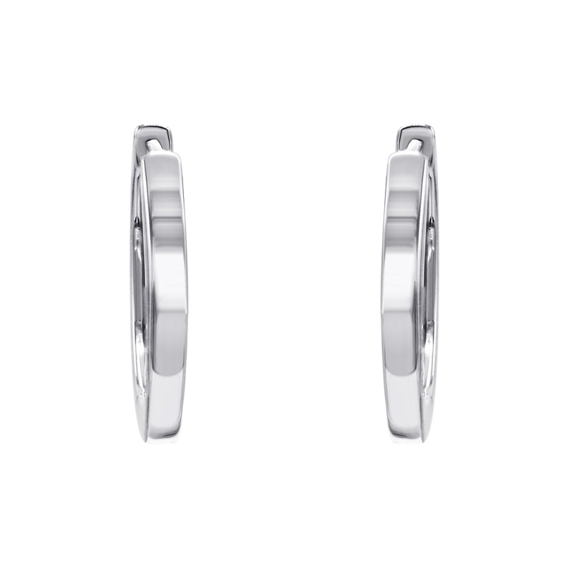 Silver Hoop Earring | Appx. 0.8 Grams