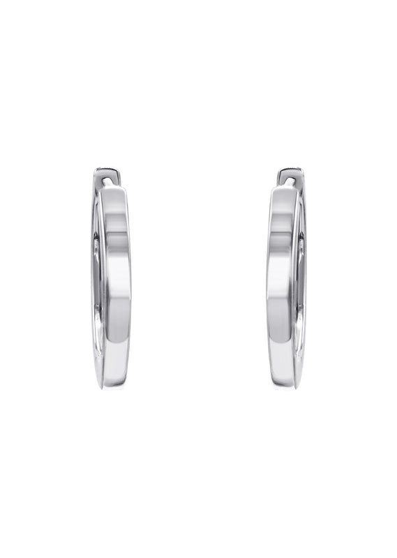 Silver Hoop Earring | Appx. 0.8 Grams