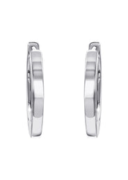Silver Hoop Earring | Appx. 2.7 Grams