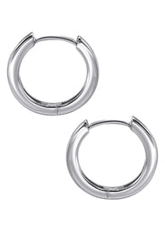 Silver Hoop Earring | Appx. 2.7 Grams