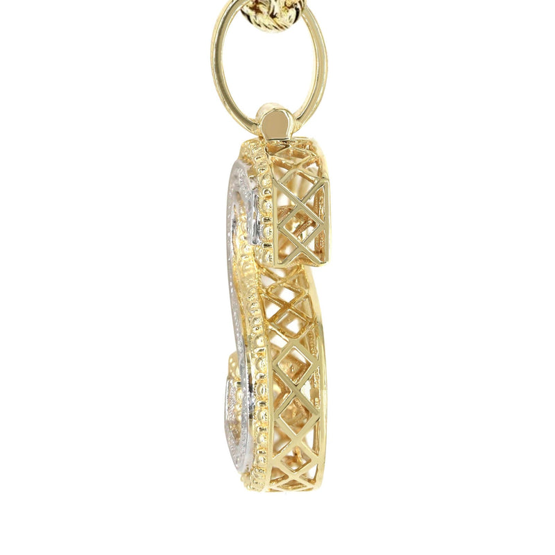 Diamond 10K Yellow Gold Letter "S" Necklace | Appx. 13.5 Grams