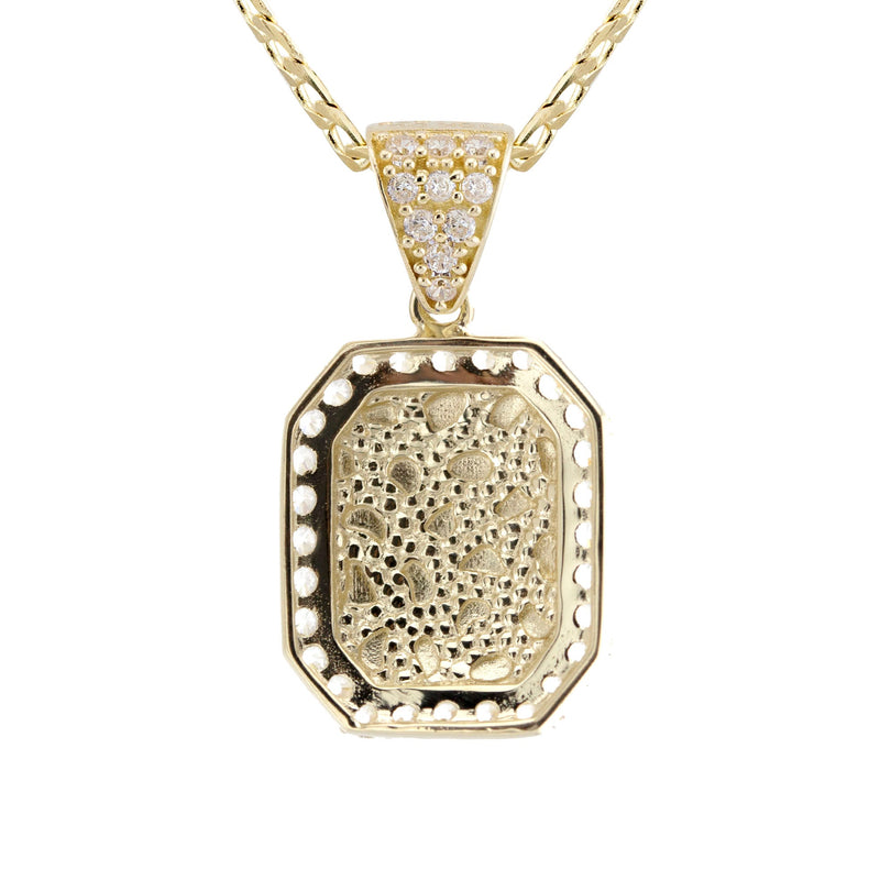 10K Yellow Gold Nugget Necklace | Appx. 1.7 - 5.7 Grams