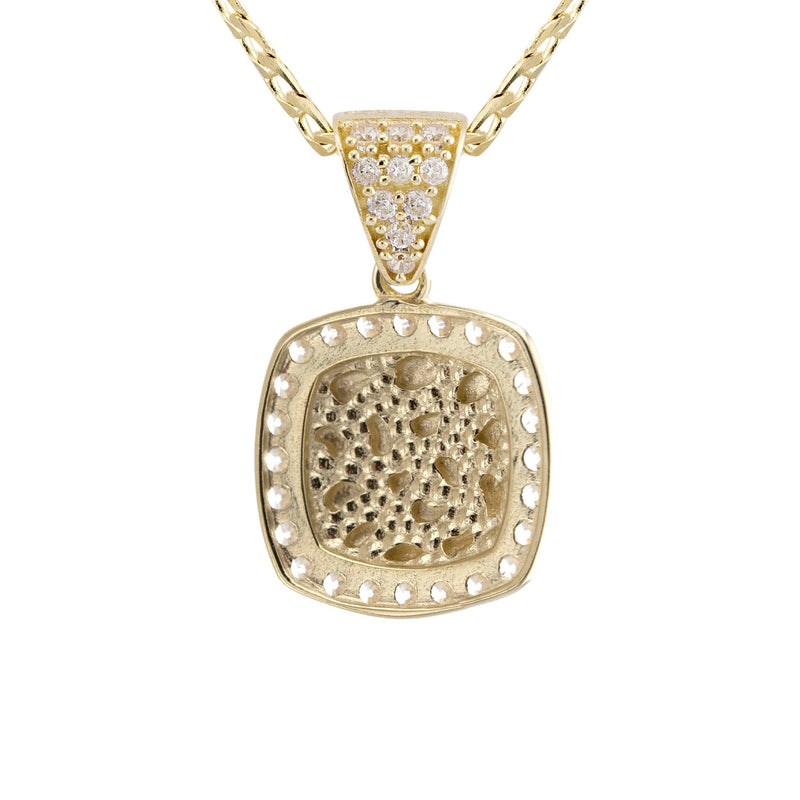 10K Yellow Gold Heart Nugget Necklace | Appx. 1.5 - 5.5 Grams