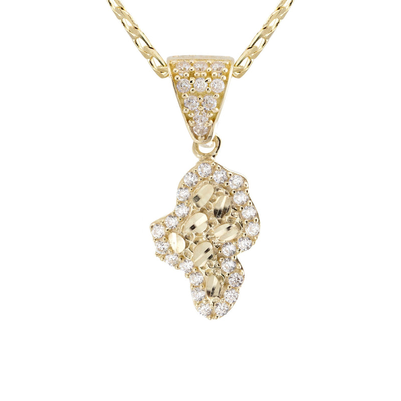 10K Yellow Gold Nugget Necklace | Appx. 1 - 5 Grams