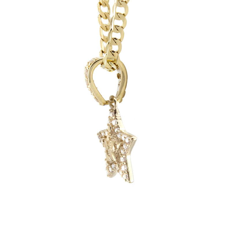 10K Yellow Gold Star Nugget Necklace | Appx. 1 - 5 Grams