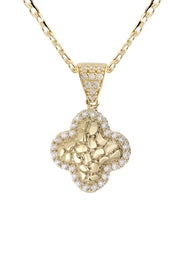 10K Yellow Gold Nugget Necklace | Appx. 1.4 - 5.4 Grams