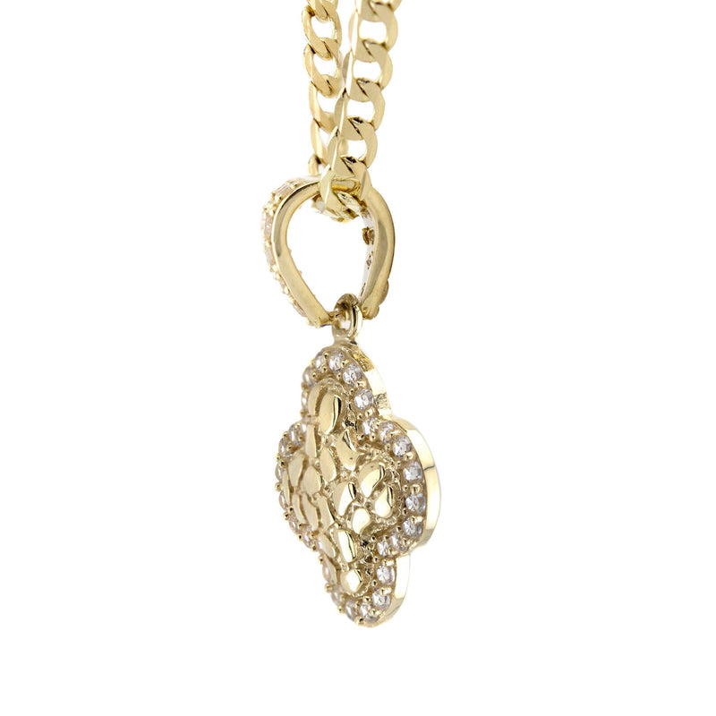 10K Yellow Gold Nugget Necklace | Appx. 1.4 - 5.4 Grams