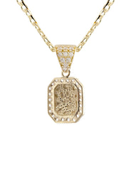 10K Yellow Gold Nugget Necklace | Appx. 1.4 - 5.4 Grams