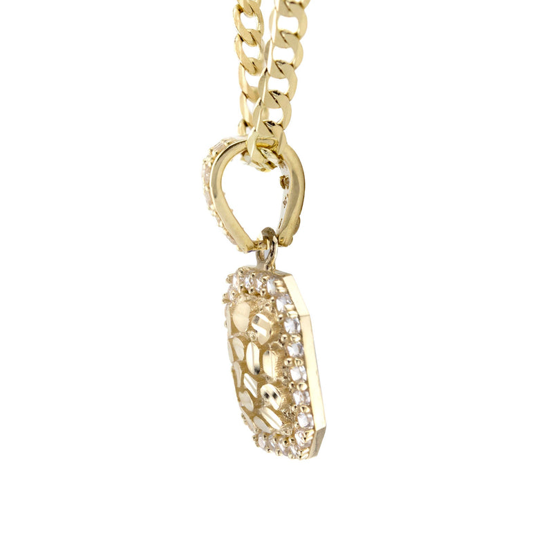 10K Yellow Gold Nugget Necklace | Appx. 1.4 - 5.4 Grams