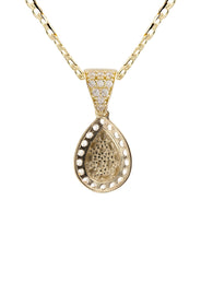 10K Yellow Gold Nugget Necklace | Appx. 1.2 - 5.2 Grams