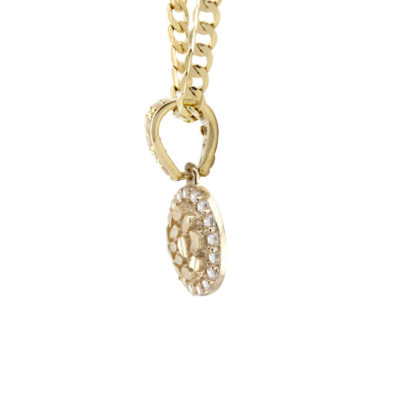 10K Yellow Gold Round Nugget Necklace | Appx. 1 - 5 Grams