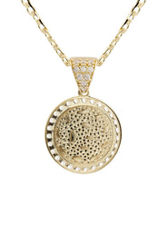 10K Yellow Gold Round Nugget Necklace | Appx. 1.8 - 5.8 Grams