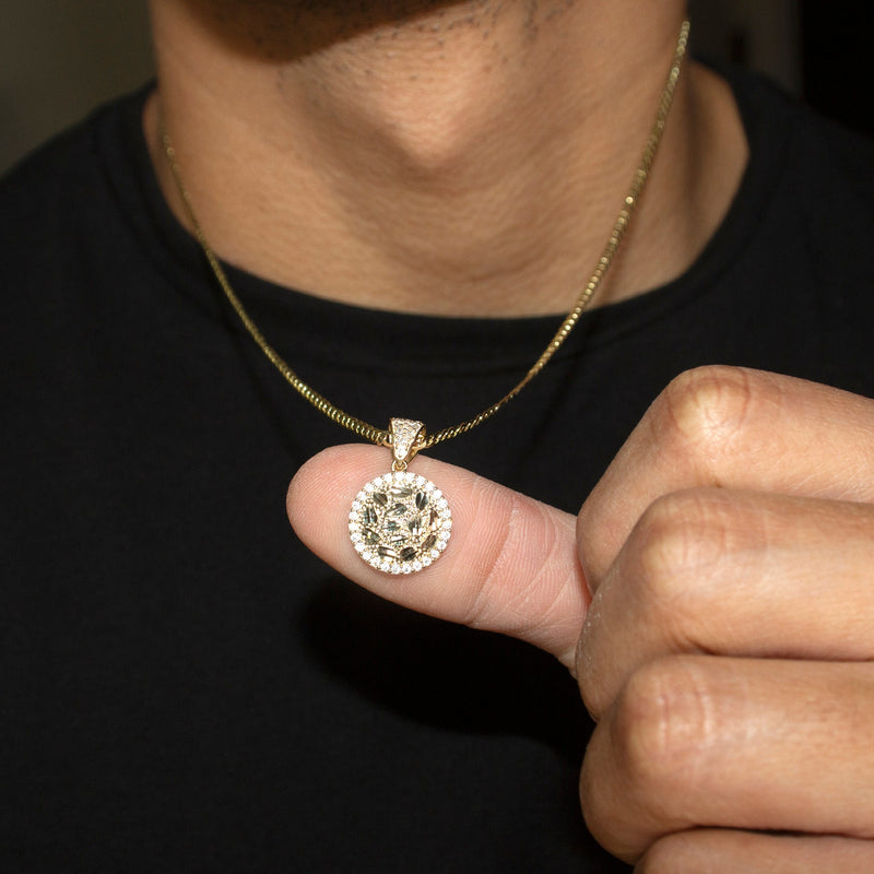 10K Yellow Gold Round Nugget Necklace | Appx. 1.8 - 5.8 Grams