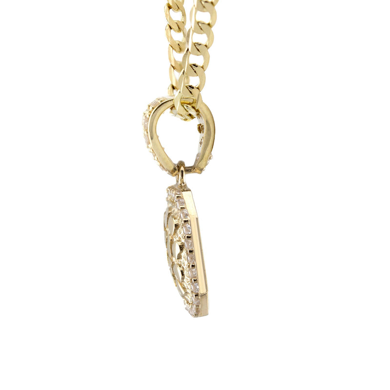 10K Yellow Gold Nugget Necklace | Appx. 1.4 - 5.4 Grams