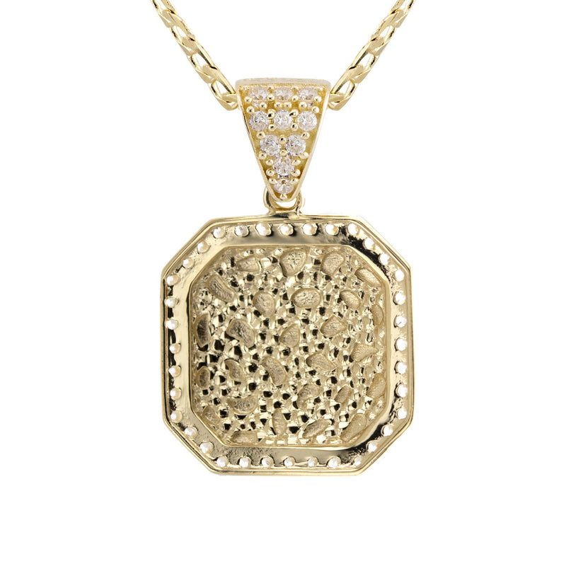 10K Yellow Gold Nugget Necklace | Appx. 1.8 - 5.8 Grams