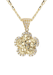 10K Yellow Gold Nugget Necklace | Appx. 2 - 6 Grams