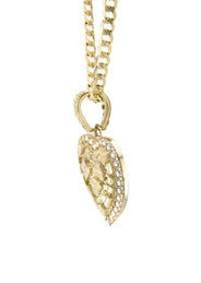 10K Yellow Gold Heart Nugget Necklace | Appx. 2 - 6 Grams