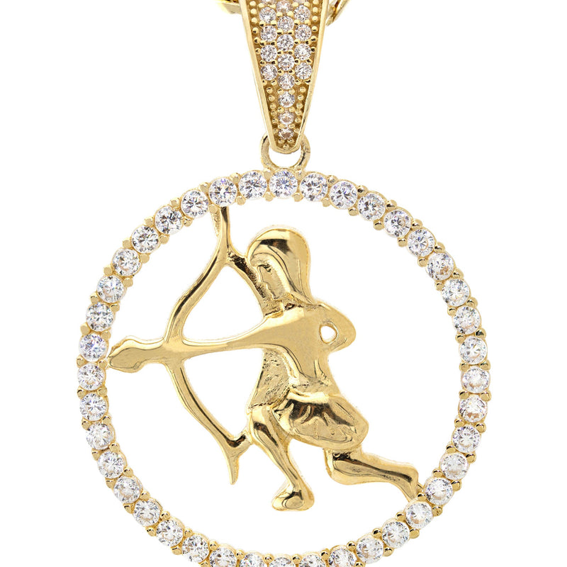10K Yellow Gold Zodiac Sagittarius Necklace | Appx. 16.8 Grams