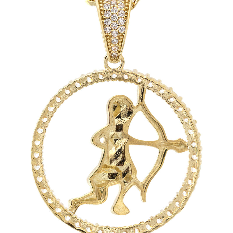 10K Yellow Gold Zodiac Sagittarius Necklace | Appx. 16.8 Grams