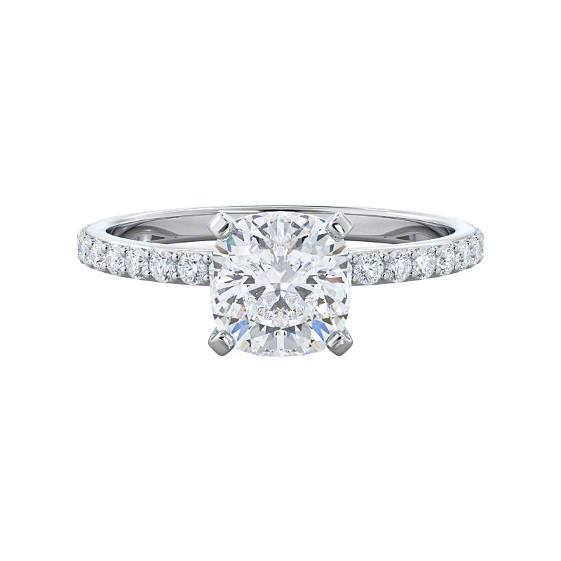 Scarlett 2ct Cushion engagement ring setting