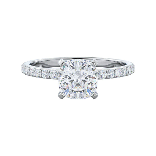 Scarlett 2ct Cushion engagement ring setting