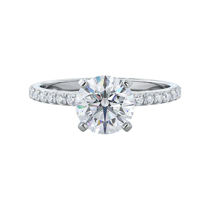 Scarlett 2ct Round engagement ring setting