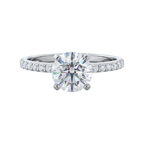 Scarlett 2ct Round engagement ring setting