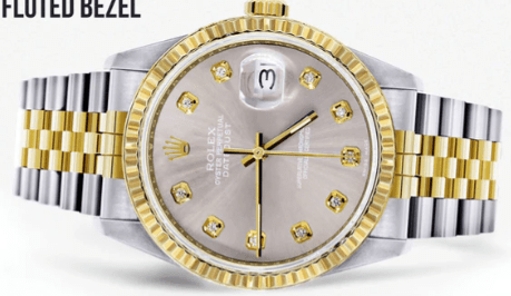 Rolex Datejust Watch | 36MM | GREY Diamond Dial  | Jubilee Band