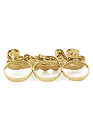 14K Gold Three Finger Name Ring | Appx. 10.8 Grams