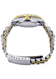 Mens Rolex Datejust Watch 16233 Two Tone | 36Mm | Mother of Pearl Arabic Dial | Jubilee Band