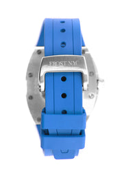 Frost NYC Mens Watch - Automatic Skeleton Stainless Steel Sport Watch | FRST-01-SS | Blue