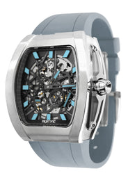 Frost NYC Mens Watch - Automatic Skeleton Stainless Steel Sport Watch | FRST-01-SS | Gray