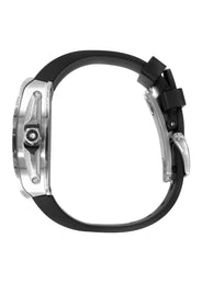 Frost NYC Mens Watch - Automatic Skeleton Stainless Steel Sport Watch | FRST-01-XS | Black