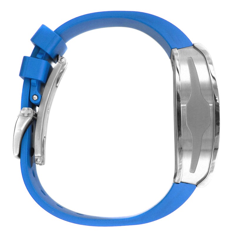 Frost NYC Mens Watch - Automatic Skeleton Stainless Steel Sport Watch | FRST-01-XS | Blue