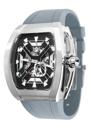 Frost NYC Mens Watch - Automatic Skeleton Stainless Steel Sport Watch | FRST-01-XS | Gray