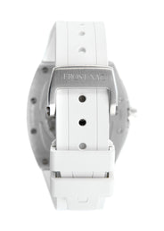 Frost NYC Mens Watch - Automatic Skeleton Stainless Steel Sport Watch | FRST-01-SS | White