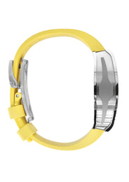 Frost NYC Mens Watch - Automatic Skeleton Stainless Steel Sport Watch | FRST-01-SS | Yellow