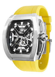 Frost NYC Mens Watch - Automatic Skeleton Stainless Steel Sport Watch | FRST-01-XS | Yellow