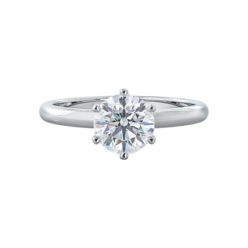 Sophia 2ct Round engagement ring setting