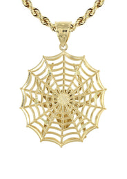 10K Yellow Gold Spider Necklace | Appx. 22 Grams