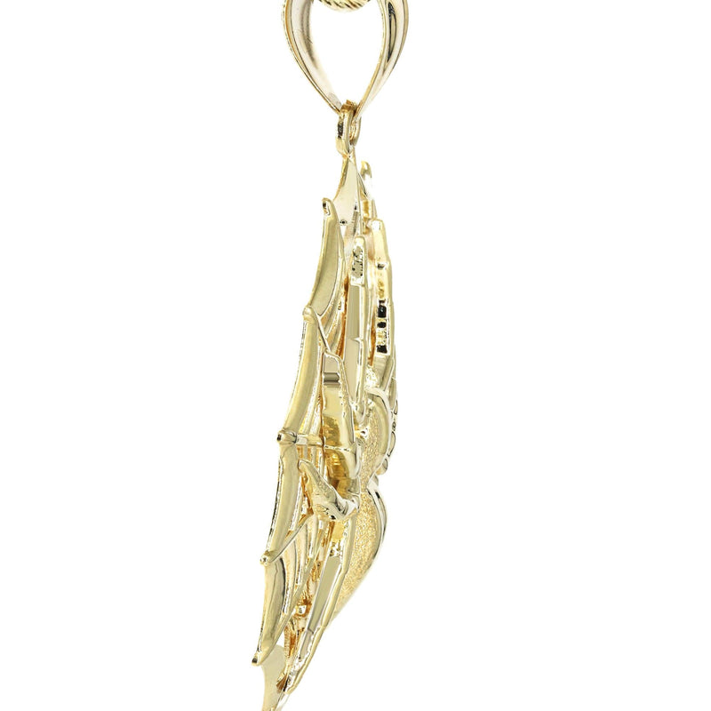 10K Yellow Gold Spider Necklace | Appx. 22 Grams