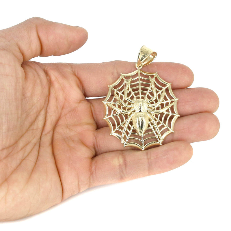 10K Yellow Gold Spider Necklace | Appx. 22 Grams