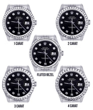 Womens Rolex Datejust Watch 16200 | 36Mm | Black Dial | Jubilee Band