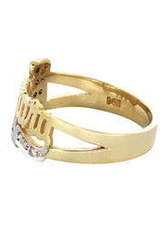 14K Diamond Gold Name Ring | Appx. 3 Grams