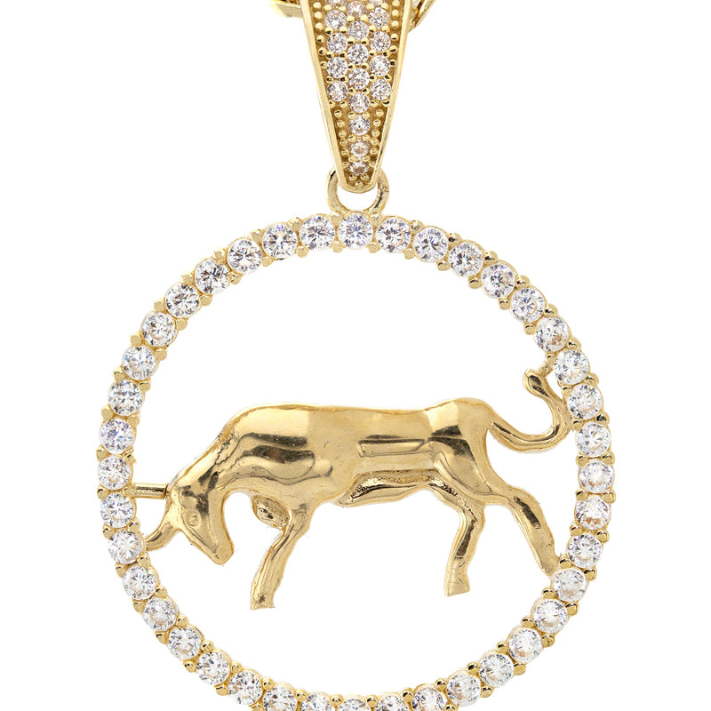 10K Yellow Gold Zodiac Taurus Necklace | Appx. 16.8 Grams