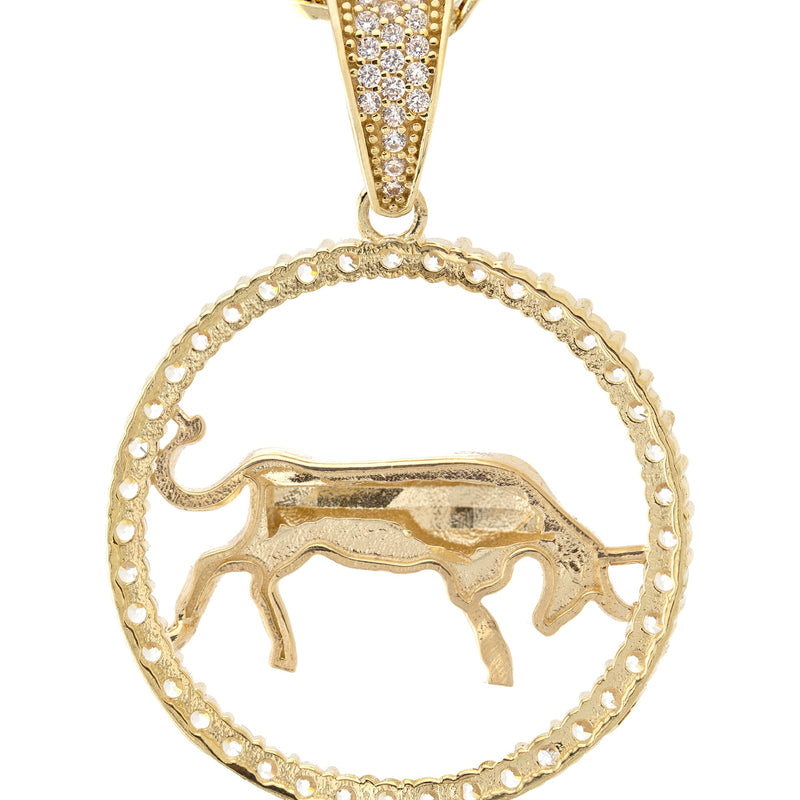 10K Yellow Gold Zodiac Taurus Necklace | Appx. 16.8 Grams
