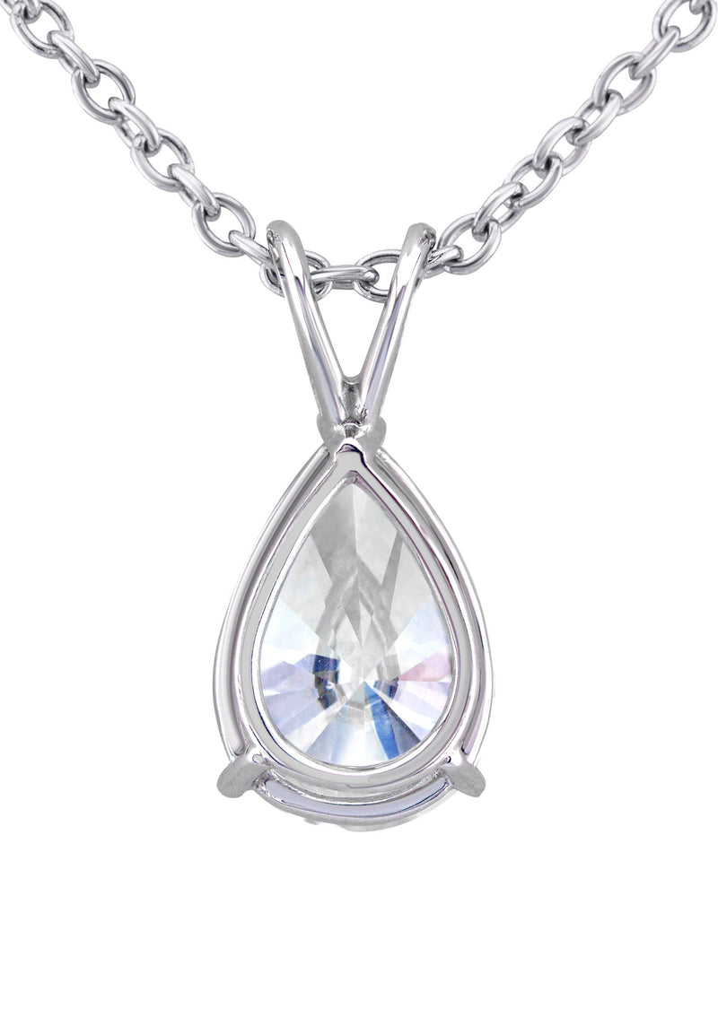 Women Jewelry - Diamond Necklace For Women | Lab Grown Pear Diamond Solitaire Pendant