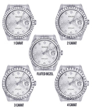 Womens Rolex Datejust Watch 16200 | 36Mm | Diamond Rolex Textured Roman Numeral Dial | Jubilee Band